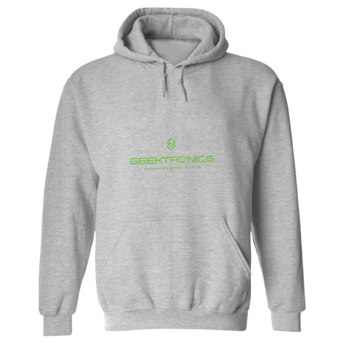 Sudadera c/Capucha Unisex Gris Personalizable Logo