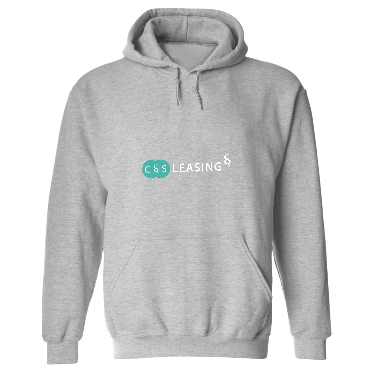 Sudadera c/Capucha Unisex Gris Personalizable Logo