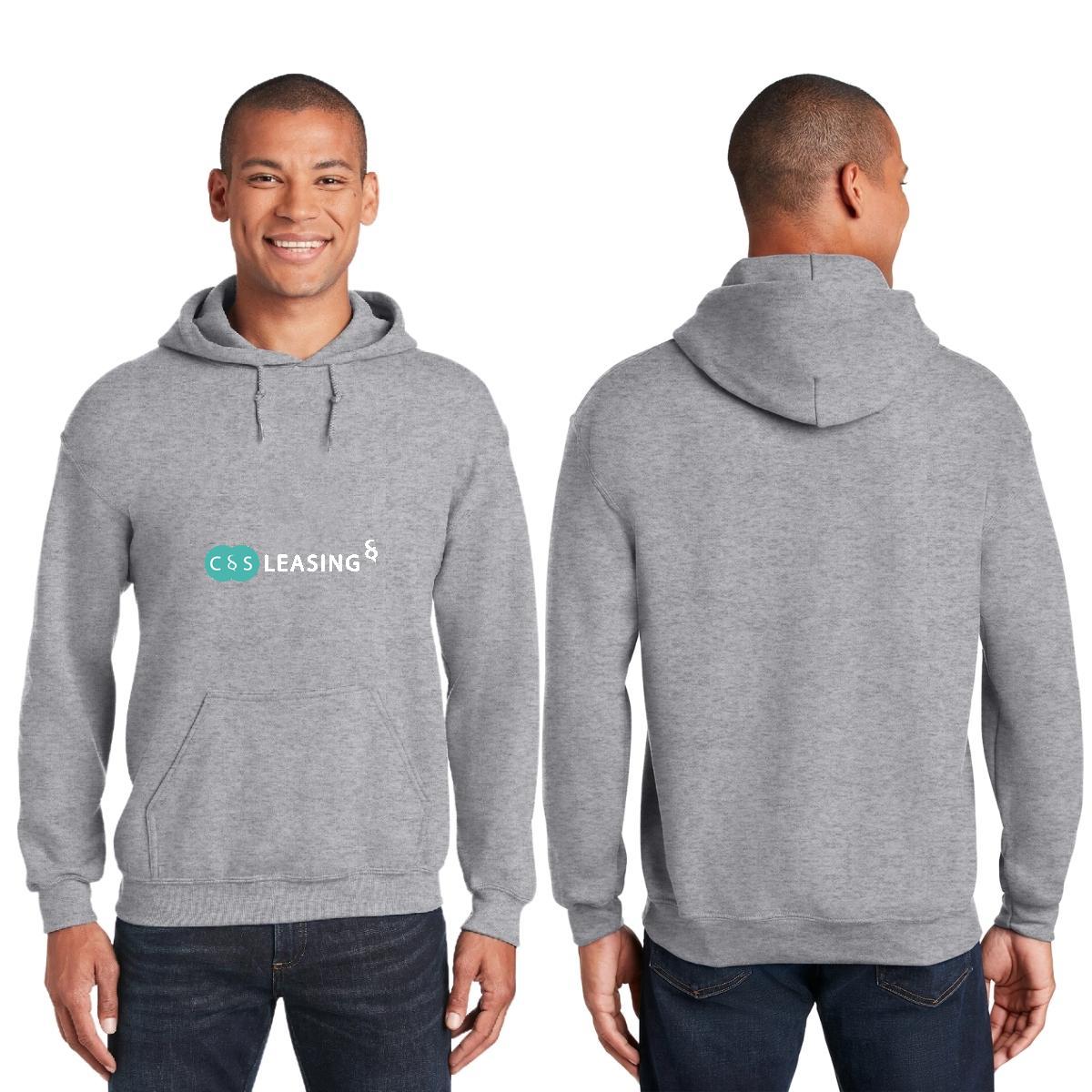Sudadera c/Capucha Unisex Gris Personalizable Logo