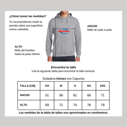 Sudadera c/Capucha Unisex Gris Personalizable Logo