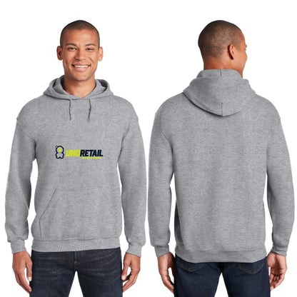 Sudadera c/Capucha Unisex Gris Personalizable Logo