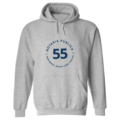 Sudadera c/Capucha Unisex Gris Personalizable Logo