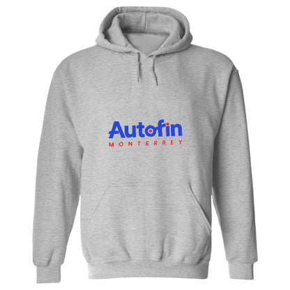 Sudadera c/Capucha Unisex Gris Personalizable Logo