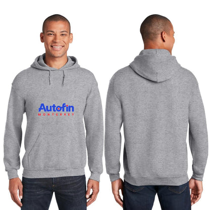 Sudadera c/Capucha Unisex Gris Personalizable Logo