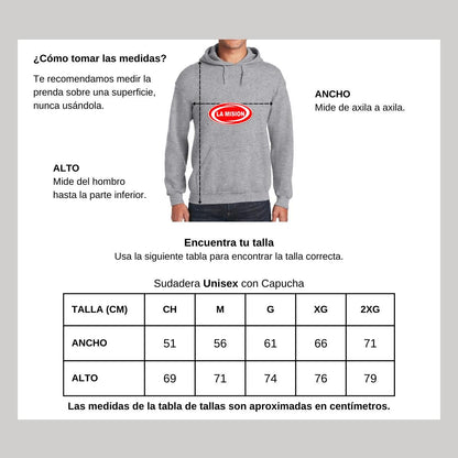 Sudadera c/Capucha Unisex Gris Personalizable Logo
