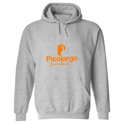 Sudadera c/Capucha Unisex Gris Personalizable Logo
