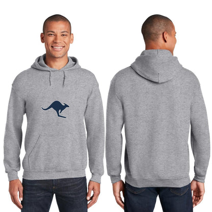 Sudadera c/Capucha Unisex Gris Personalizable Logo
