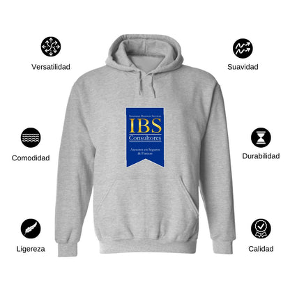 Sudadera c/Capucha Unisex Gris Personalizable Logo