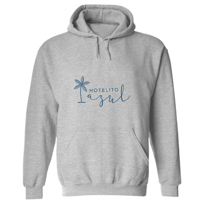 Sudadera c/Capucha Unisex Gris Personalizable Logo