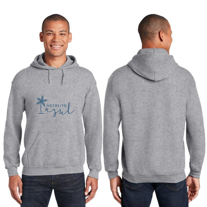Sudadera c/Capucha Unisex Gris Personalizable Logo