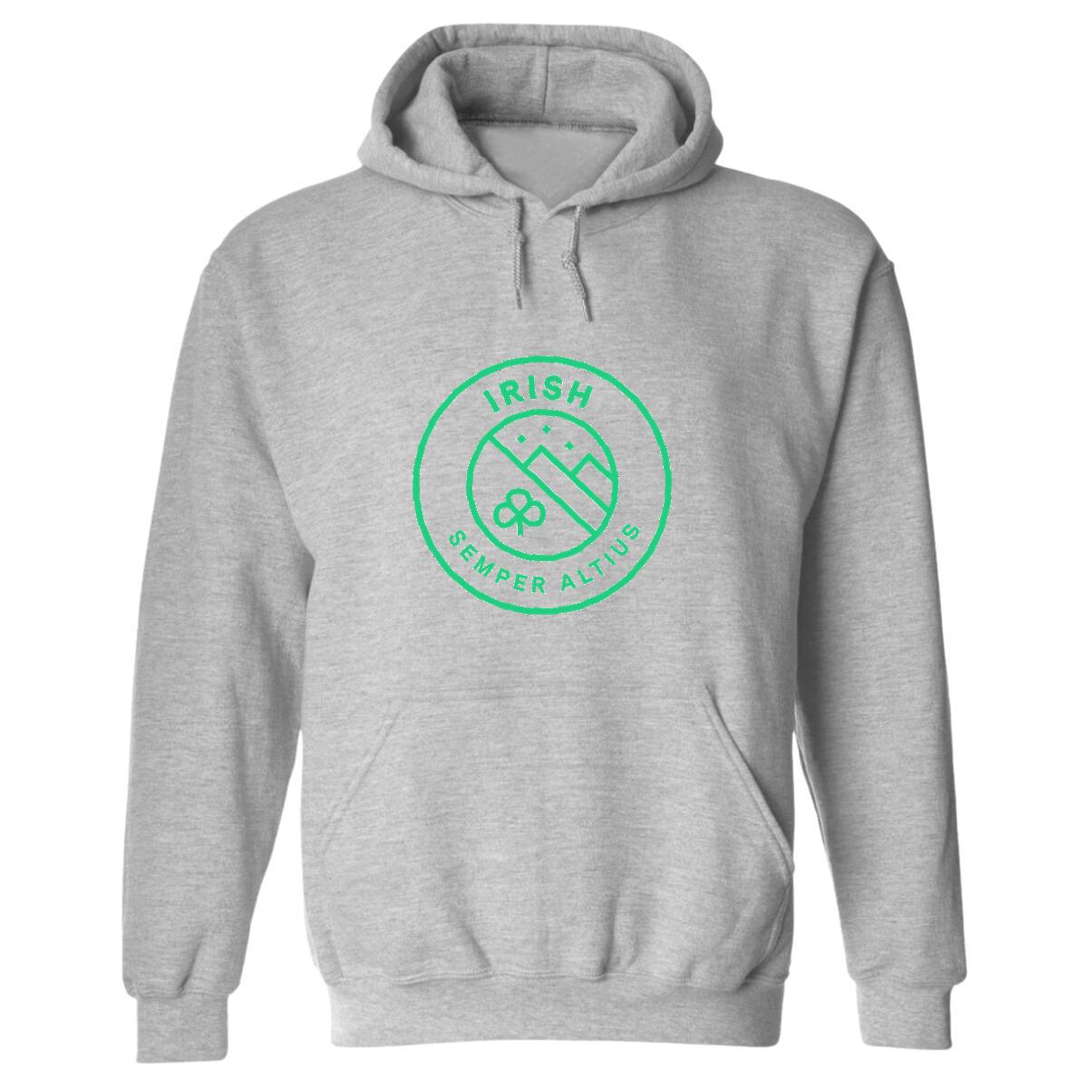 Sudadera c/Capucha Unisex Gris Personalizable Logo
