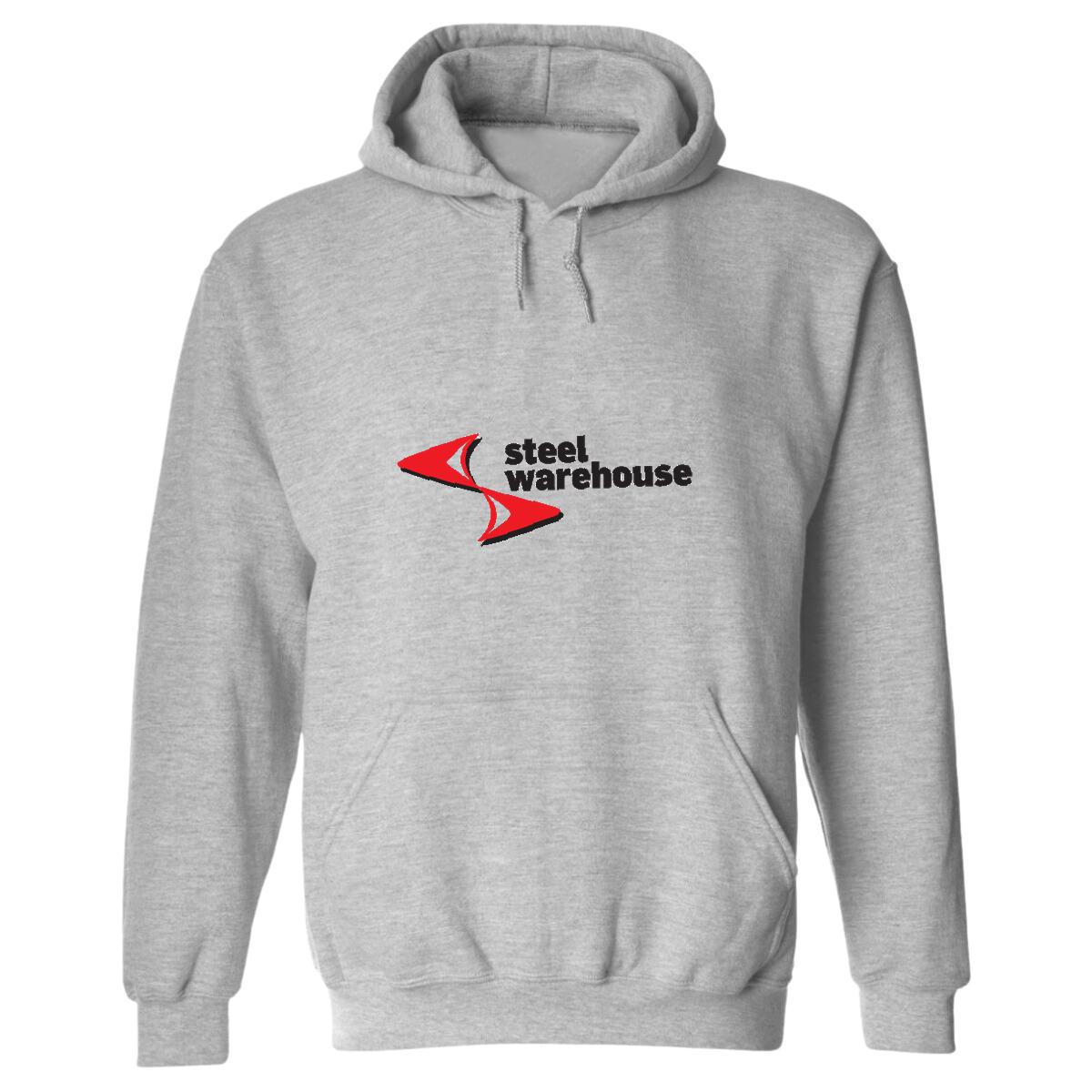 Sudadera c/Capucha Unisex Gris Personalizable Logo