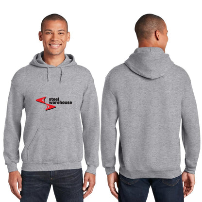 Sudadera c/Capucha Unisex Gris Personalizable Logo