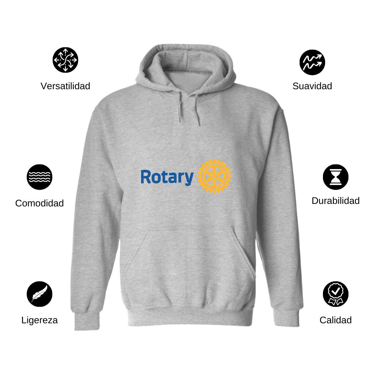 Sudadera c/Capucha Unisex Gris Personalizable Logo