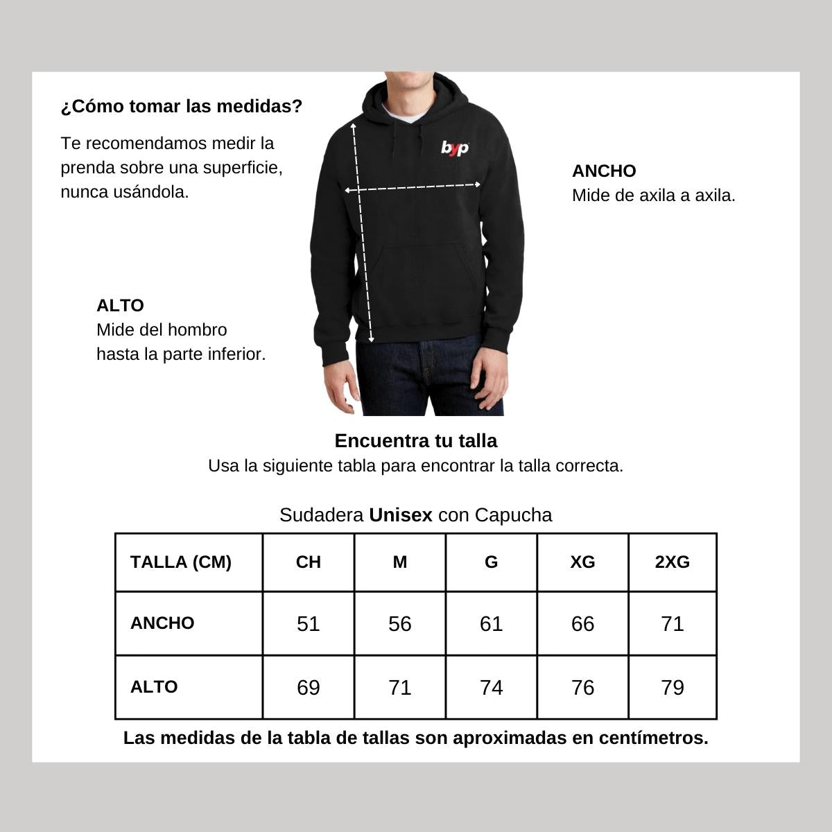 Sudadera c/Capucha Unisex Negro Personalizable Escudo