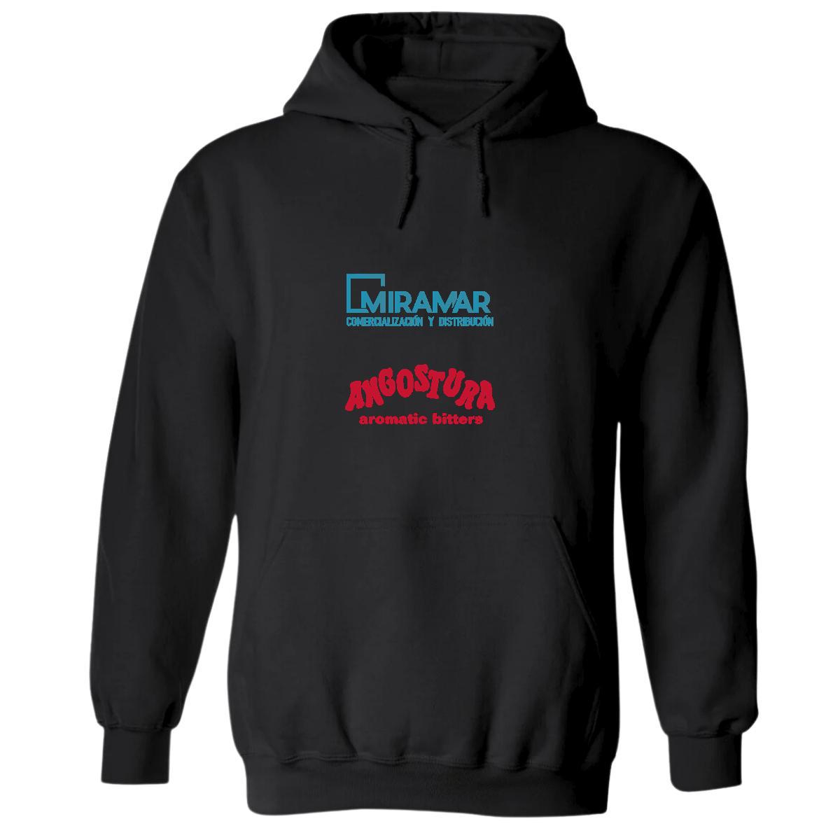 Sudadera c/Capucha Unisex Negro Personalizable Logo