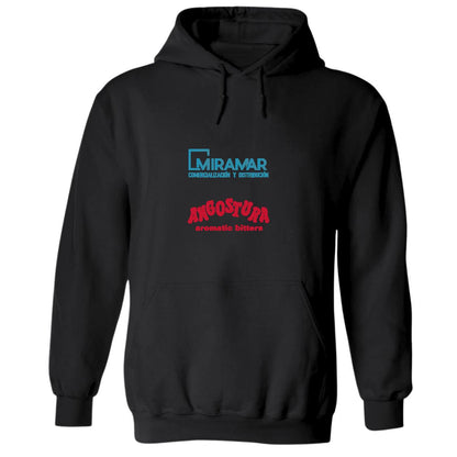 Sudadera c/Capucha Unisex Negro Personalizable Logo