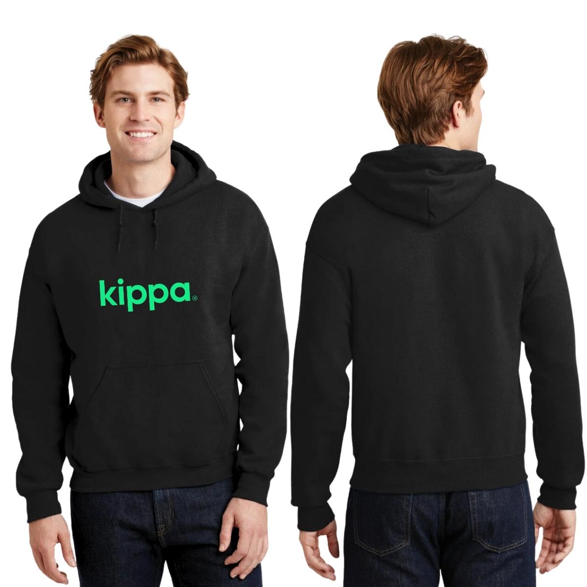 Sudadera c/Capucha Unisex Negro Personalizable Logo