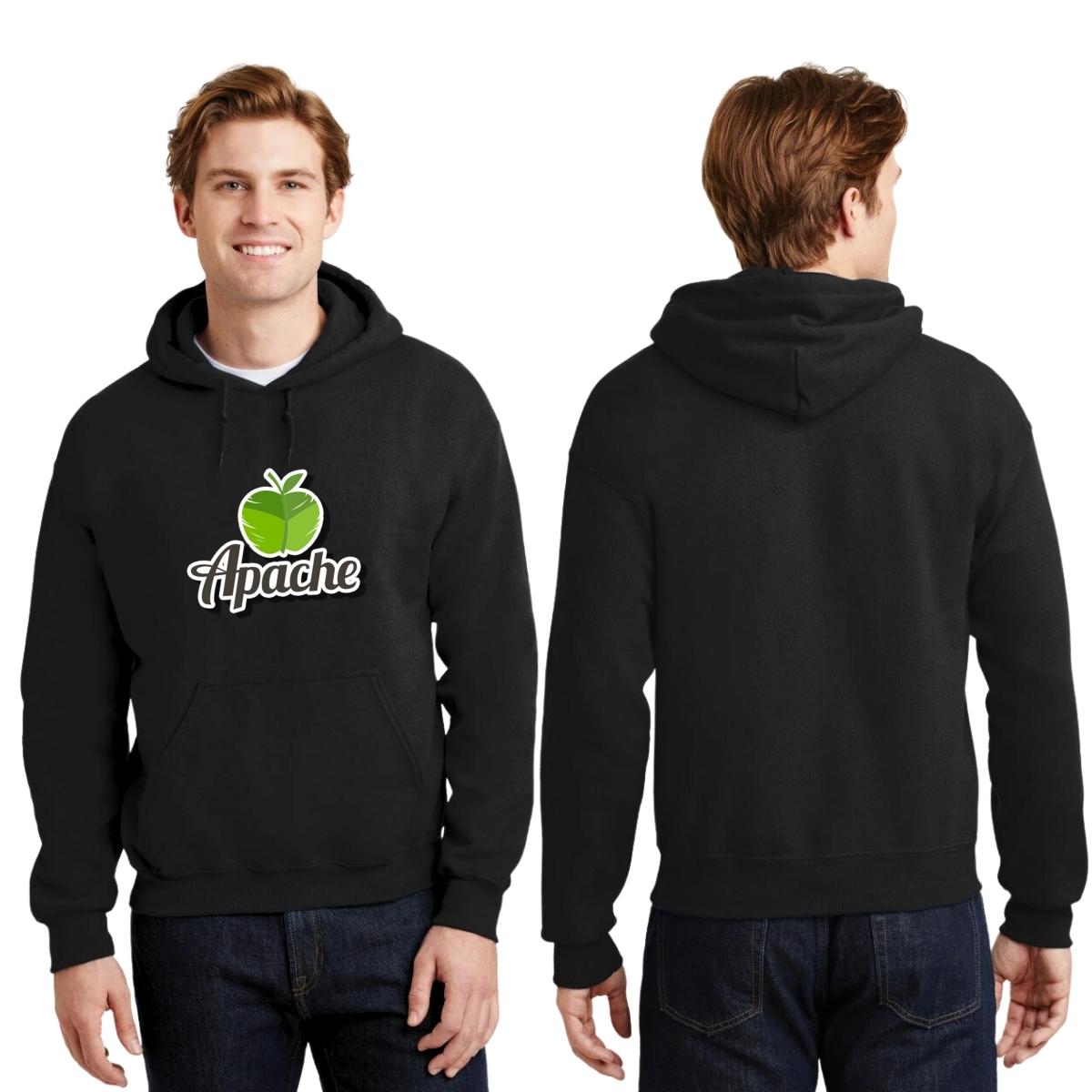 Sudadera c/Capucha Unisex Negro Personalizable Logo