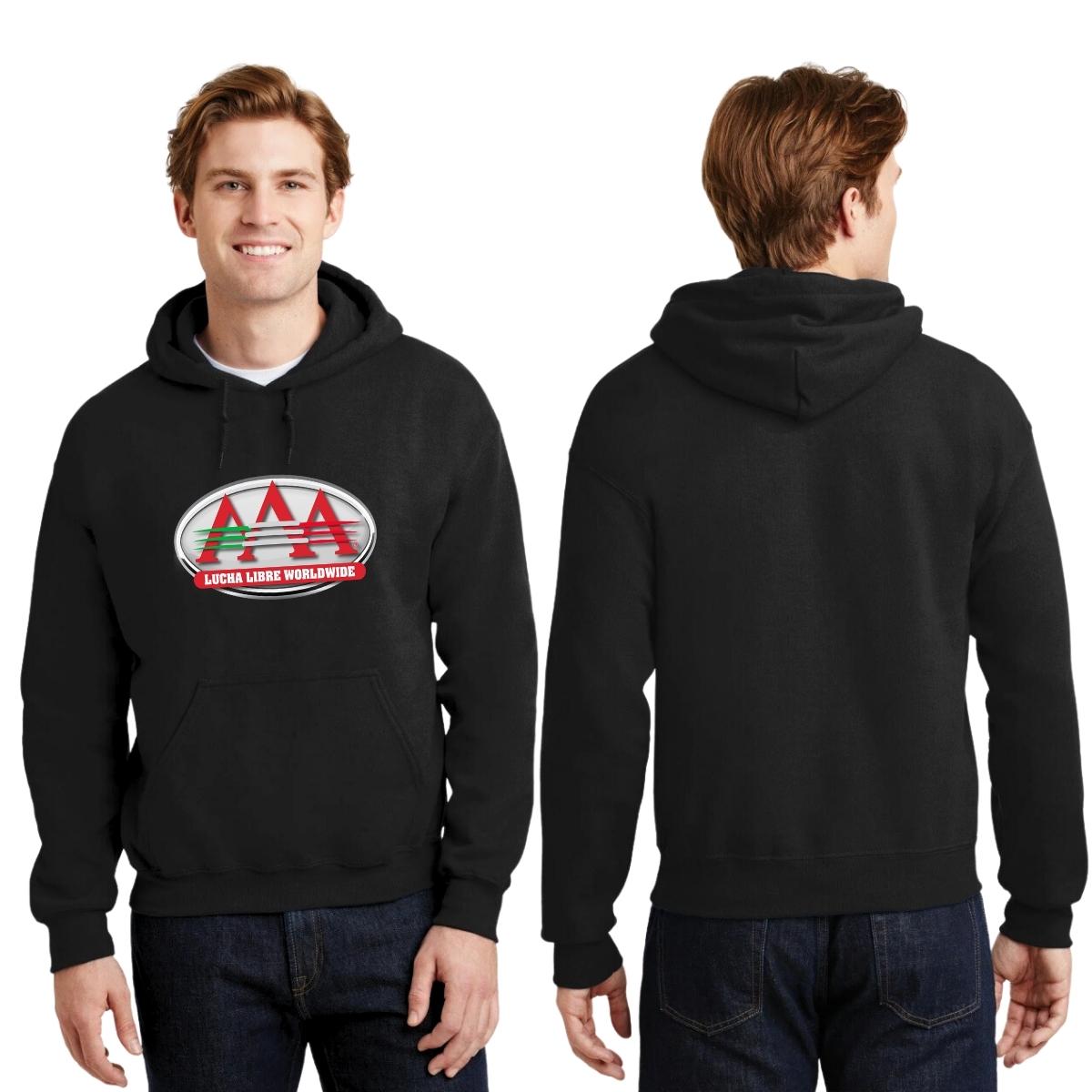 Sudadera c/Capucha Unisex Negro Personalizable Logo