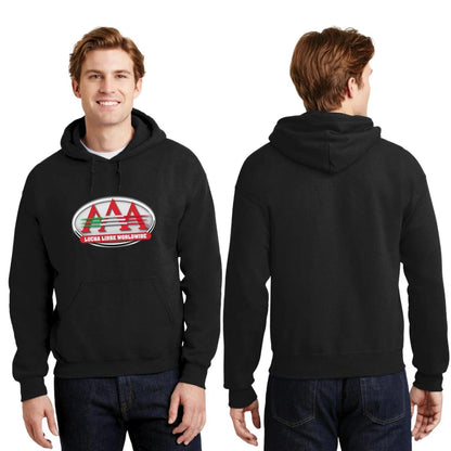 Sudadera c/Capucha Unisex Negro Personalizable Logo