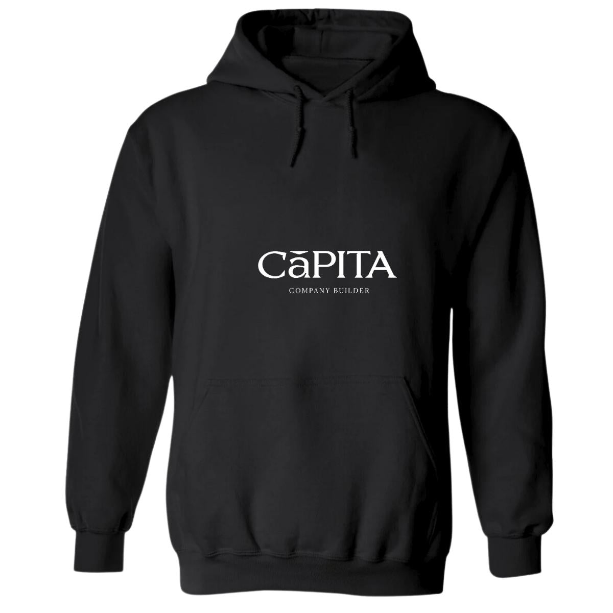 Sudadera c/Capucha Unisex Negro Personalizable Logo