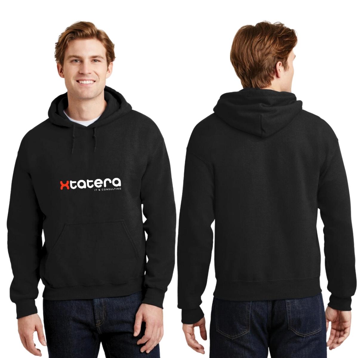 Sudadera c/Capucha Unisex Negro Personalizable Logo