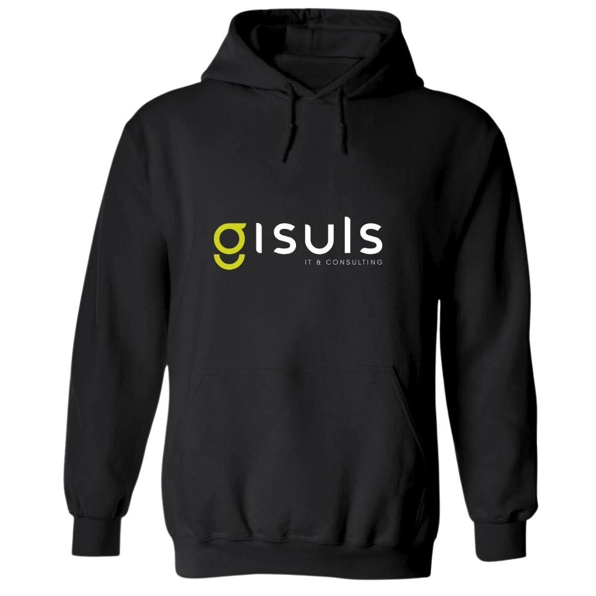 Sudadera c/Capucha Unisex Negro Personalizable Logo