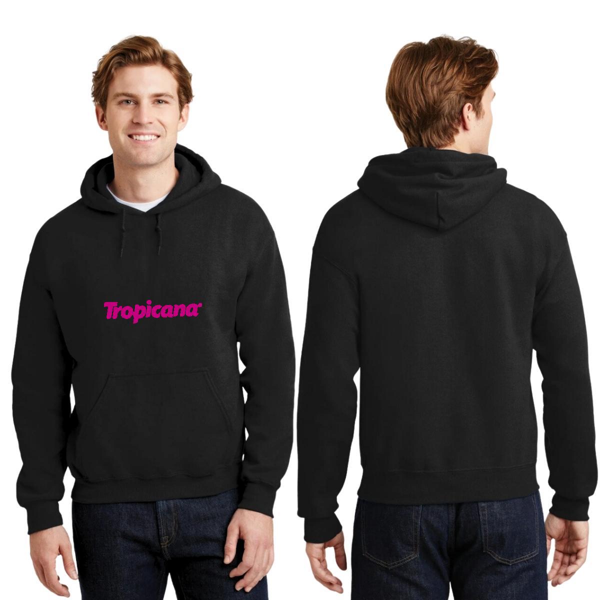 Sudadera c/Capucha Unisex Negro Personalizable Logo