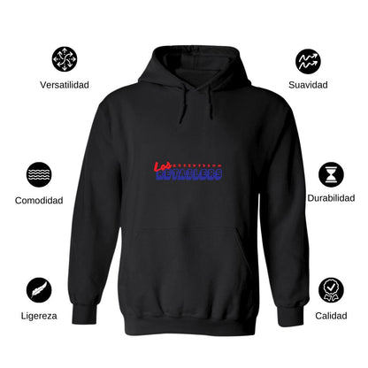 Sudadera c/Capucha Unisex Negro Personalizable Logo