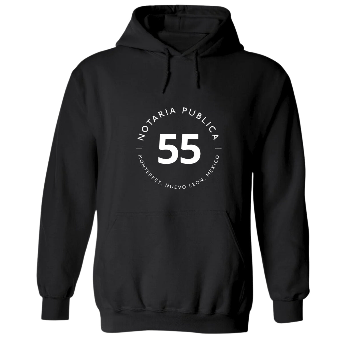Sudadera c/Capucha Unisex Negro Personalizable Logo