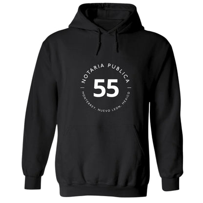Sudadera c/Capucha Unisex Negro Personalizable Logo