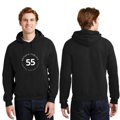 Sudadera c/Capucha Unisex Negro Personalizable Logo
