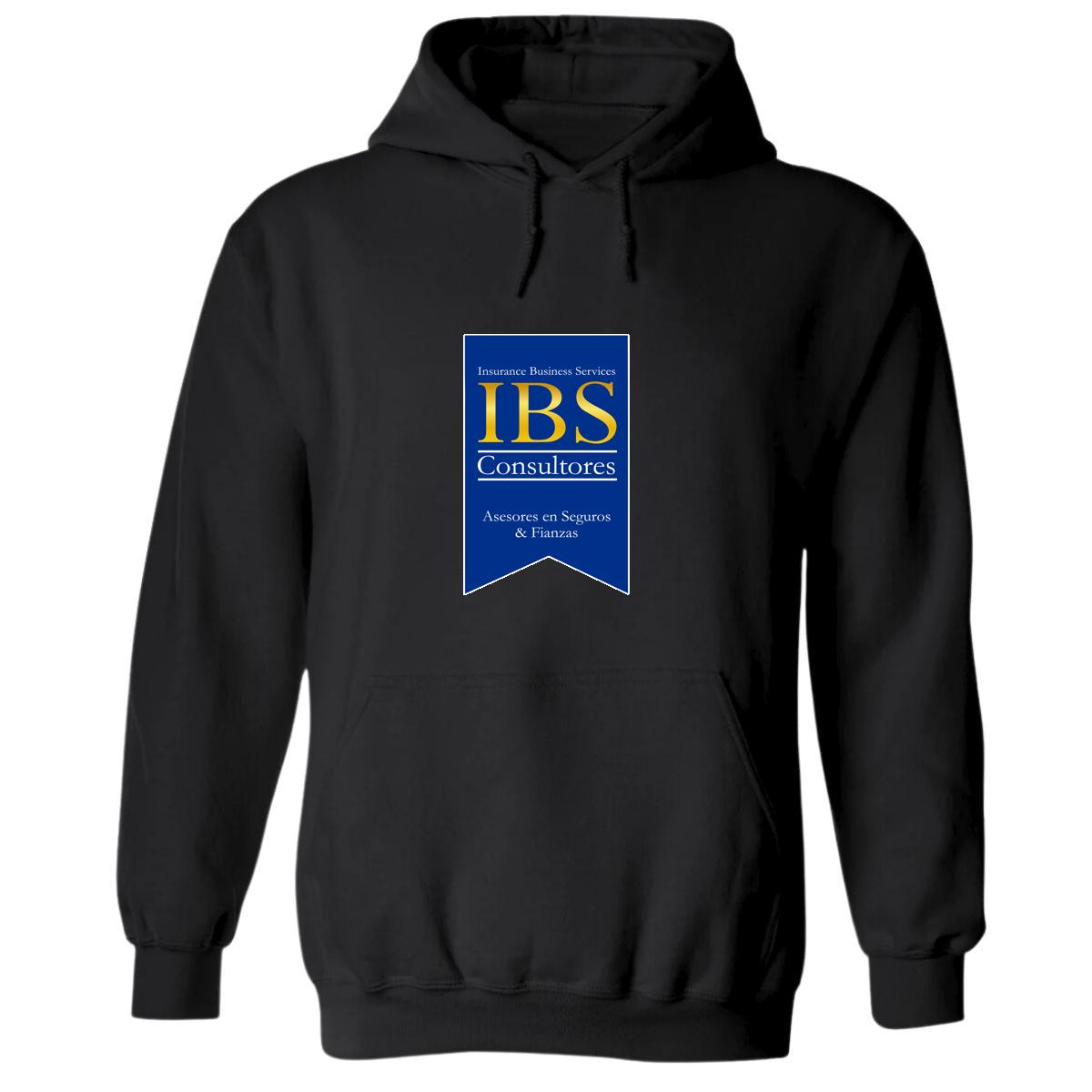 Sudadera c/Capucha Unisex Negro Personalizable Logo