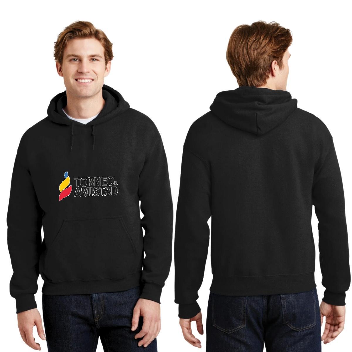Sudadera c/Capucha Unisex Negro Personalizable Logo