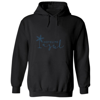 Sudadera c/Capucha Unisex Negro Personalizable Logo