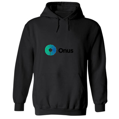 Sudadera c/Capucha Unisex Negro Personalizable Logo