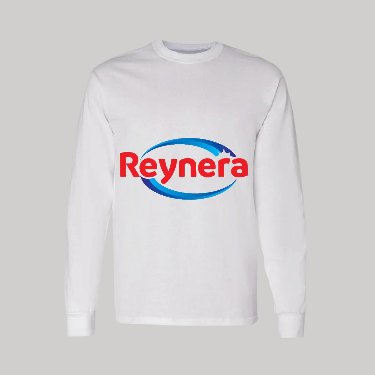 Playera Manga Larga Algodón Blanco Logo