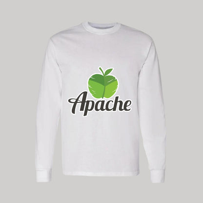 Playera Manga Larga Algodón Blanco Logo