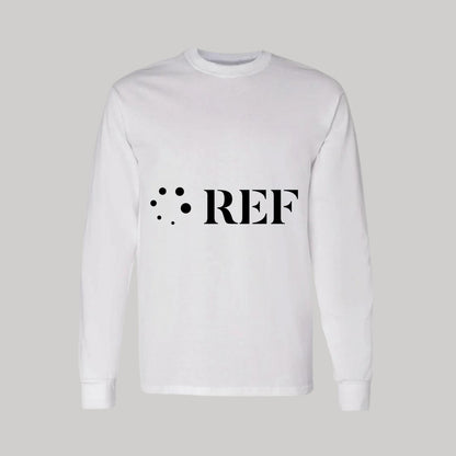 Playera Manga Larga Algodón Blanco Logo