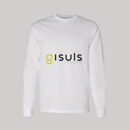 Playera Manga Larga Algodón Blanco Logo