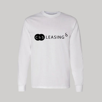 Playera Manga Larga Algodón Blanco Logo