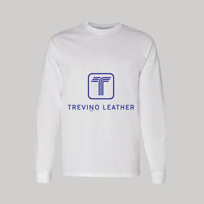 Playera Manga Larga Algodón Blanco Logo