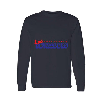 Playera Manga Larga Algodón Negro Logo