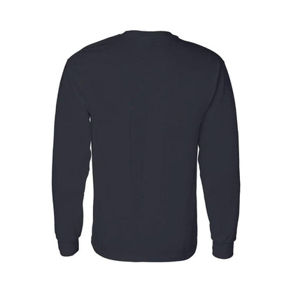 Playera Manga Larga Algodón Negro Logo