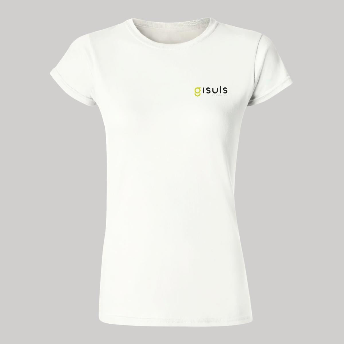 Playera Manga Corta Mujer Blanco Personalizable Escudo