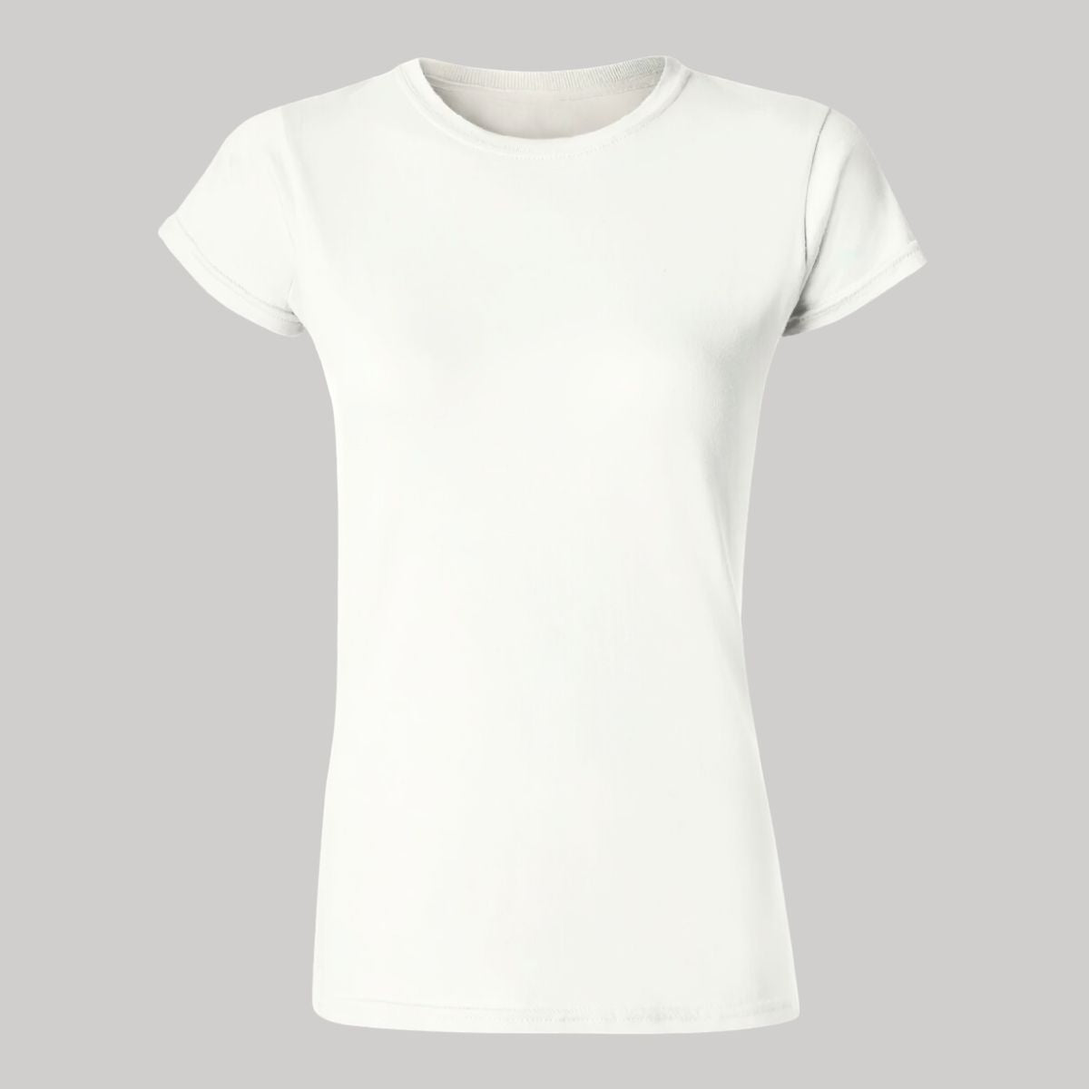 Playera Manga Corta Mujer Blanco Personalizable Logo
