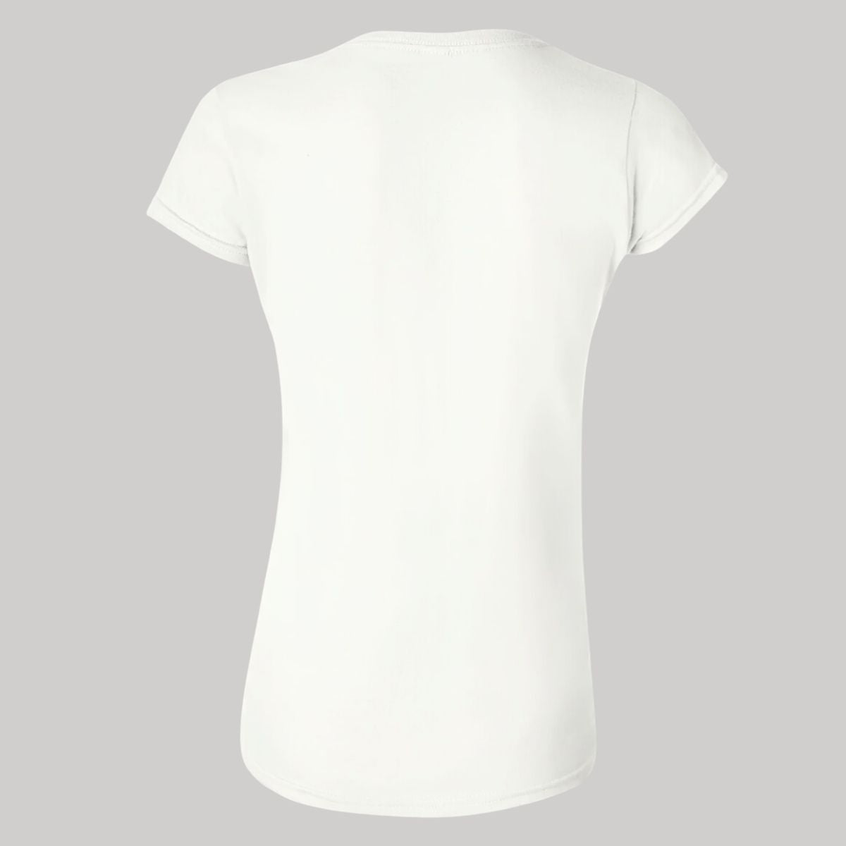 Playera Manga Corta Mujer Blanco Personalizable Logo