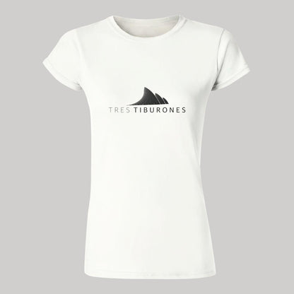 Playera Manga Corta Mujer Blanco Personalizable Logo