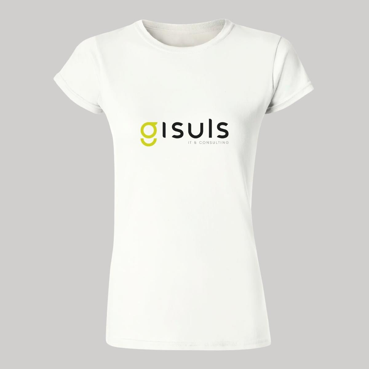 Playera Manga Corta Mujer Blanco Personalizable Logo